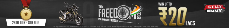 Gully Rummy’s The Freedom Race Offers ₹12 Lakh Worth Of Prizes 